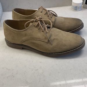 Mens Oxfords tan suede shoes size 11
